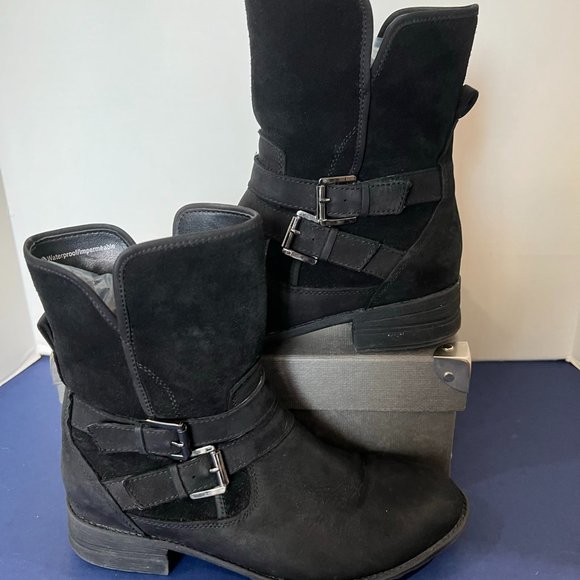 Blondo Shoes Blondo Black Leather Vamp Ankle Boots Poshmark